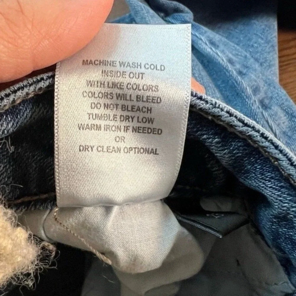 Ultra High Rise Straight Distressed Y2K Jeans Flying Monkey Womens Size 28 - Picture 11 of 12